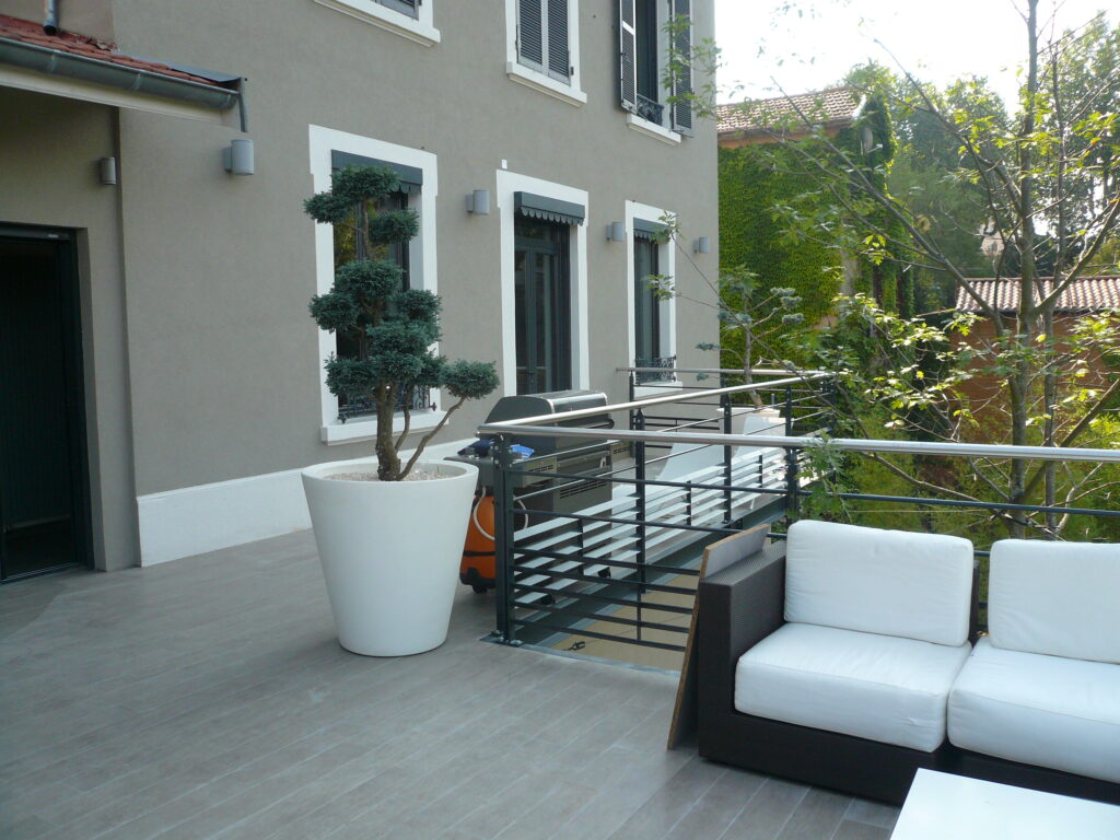 Garde-corps de terrasse en acier – SECATRA